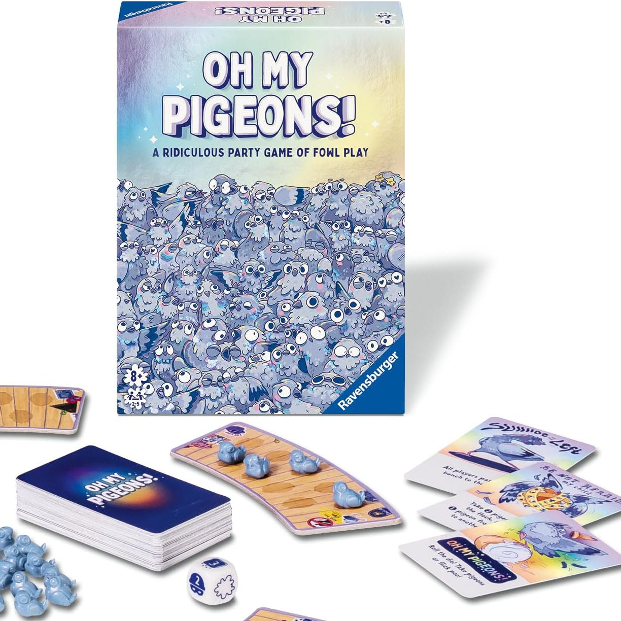 Ravensburger Oh My Pigeons! Funny Family Party Game for Ages 8 and Up
